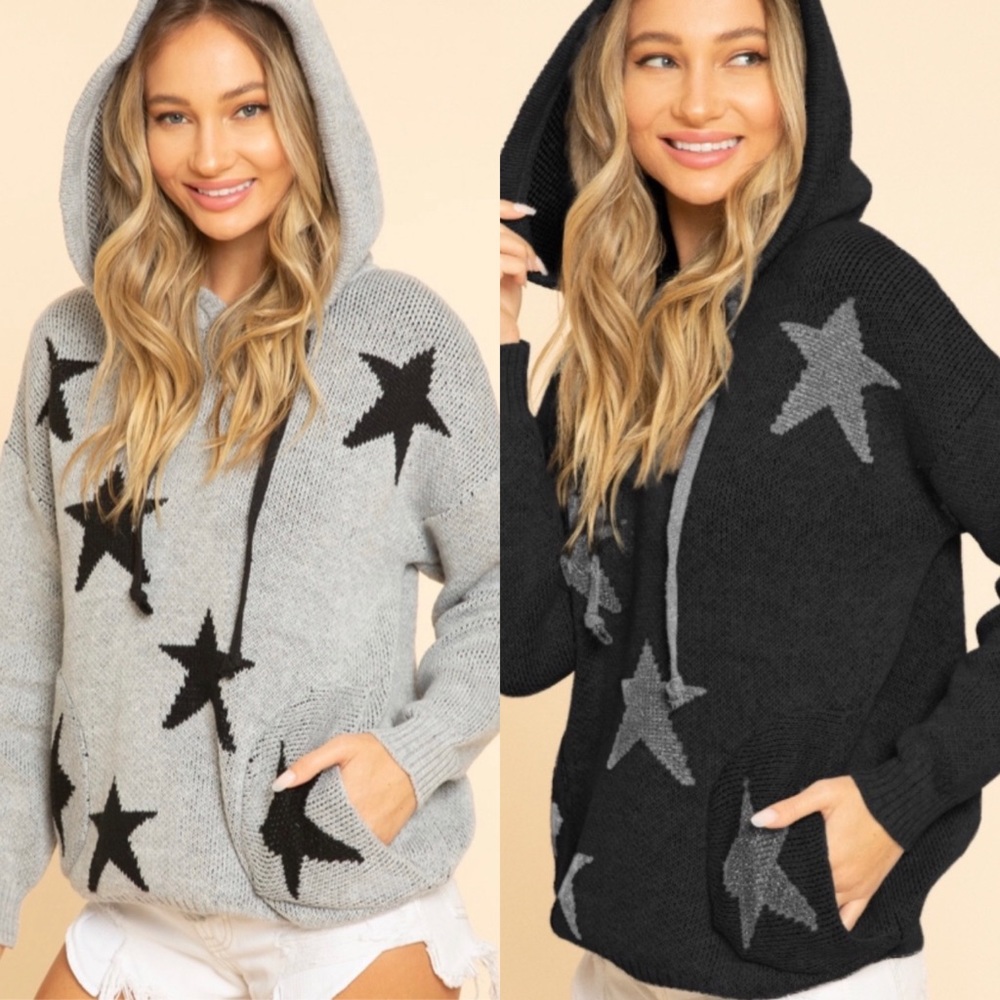 Star Hooded Sweater